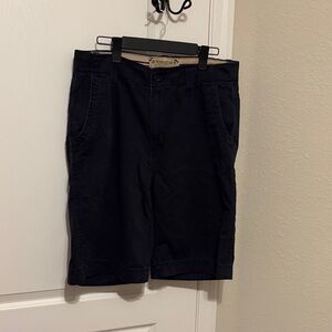 Nautica Navy Flat-Front Men’s Shorts